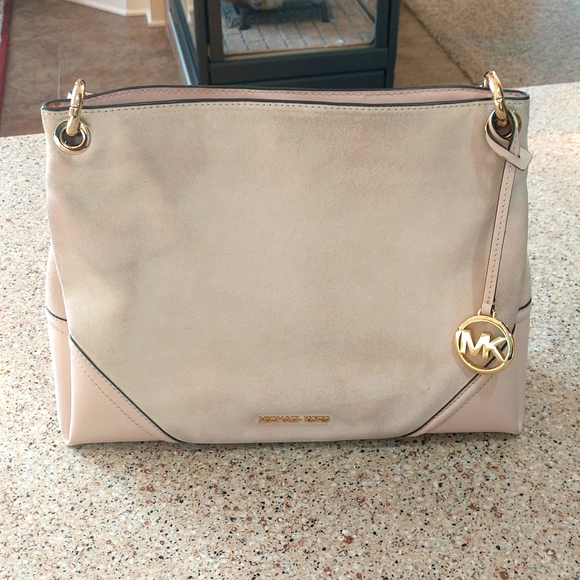 Michael Kors Nicole Med Shoulder Handbag - Blossom - Picture 1 of 11